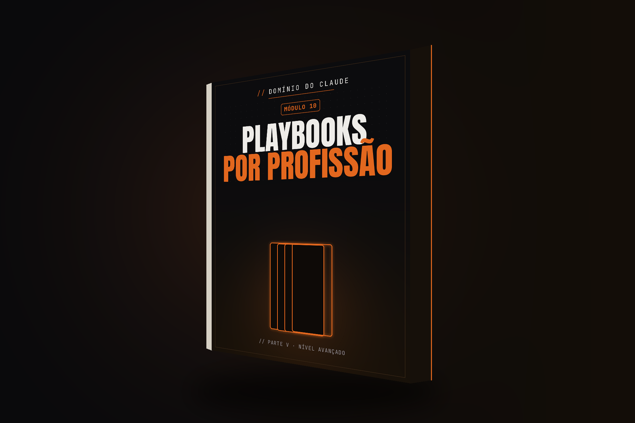 Capa do módulo 10 — Playbooks por Profissão